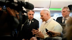 A dispatch from inside the Vatican bubble during exchange between pope and president