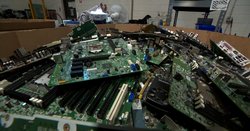 Inside a recycling firm for electronic waste