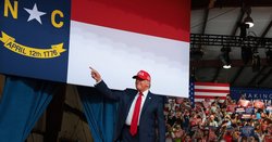 Trump bashes Democrats on crime while campaigning for Michael Whatley in North Carolina